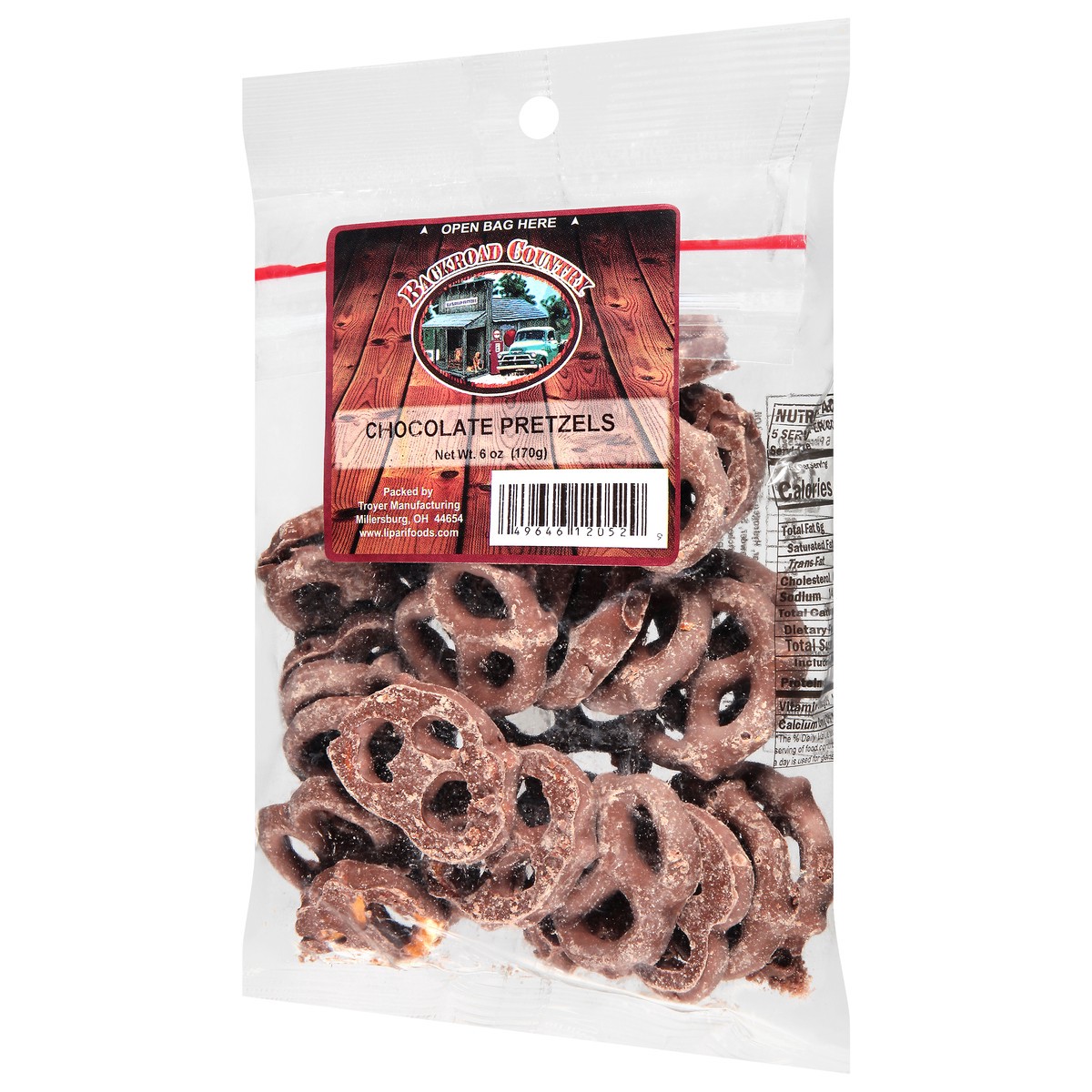 slide 10 of 14, Backroad Country Chocolate Pretzels 6 oz, 6 oz
