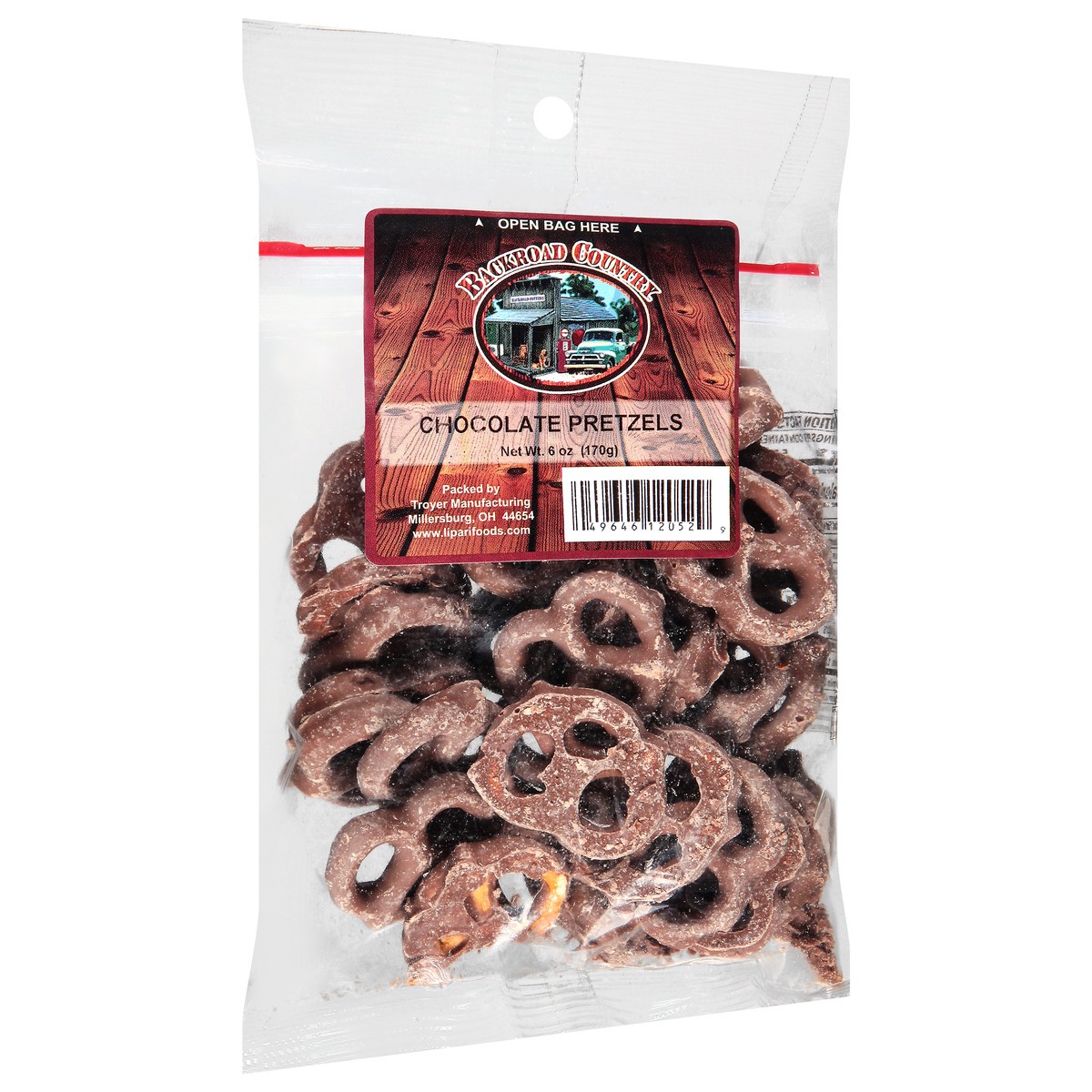 slide 6 of 14, Backroad Country Chocolate Pretzels 6 oz, 6 oz