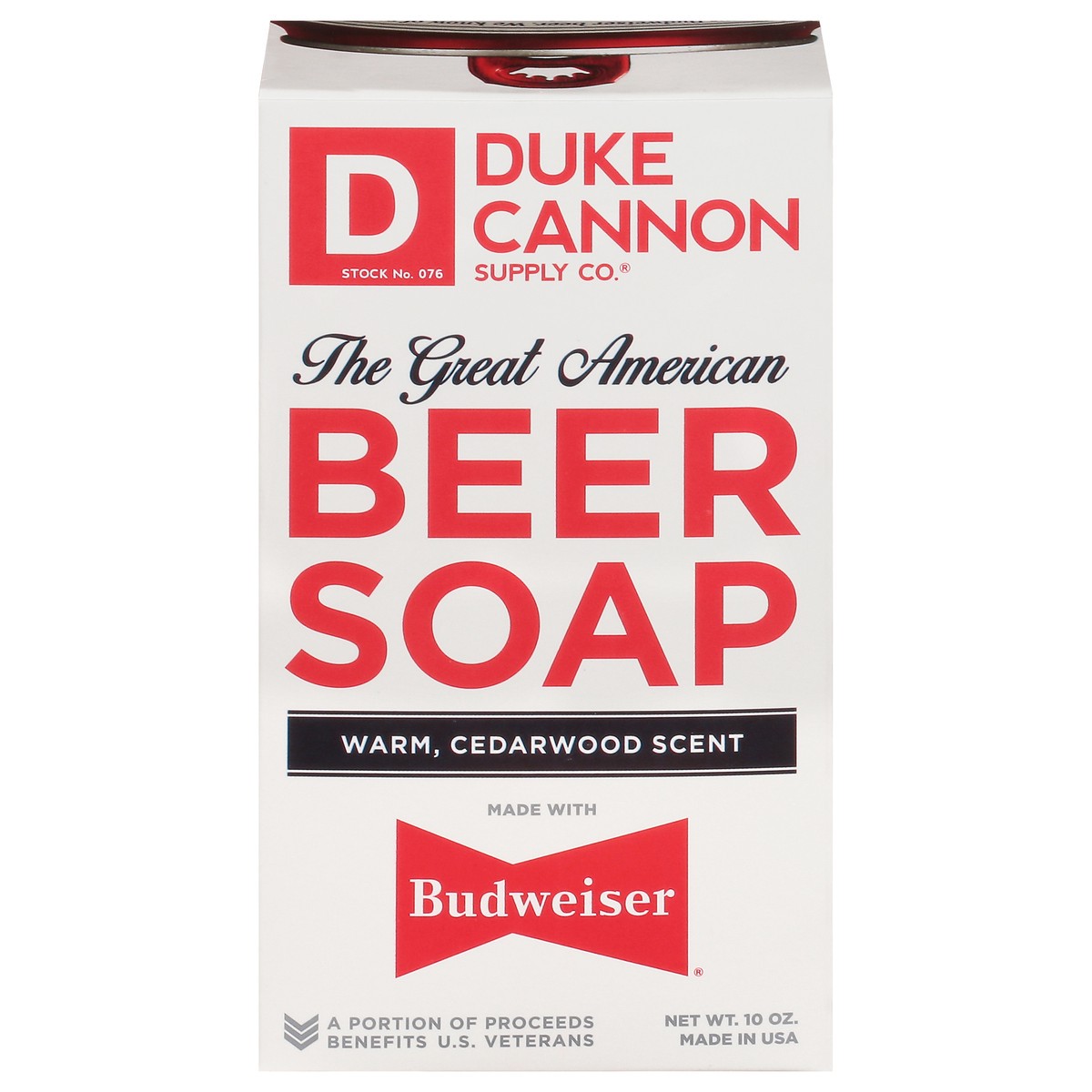 slide 1 of 9, Duke Cannon Warm Cedarwood Scent Beer Soap 10 oz, 10 oz