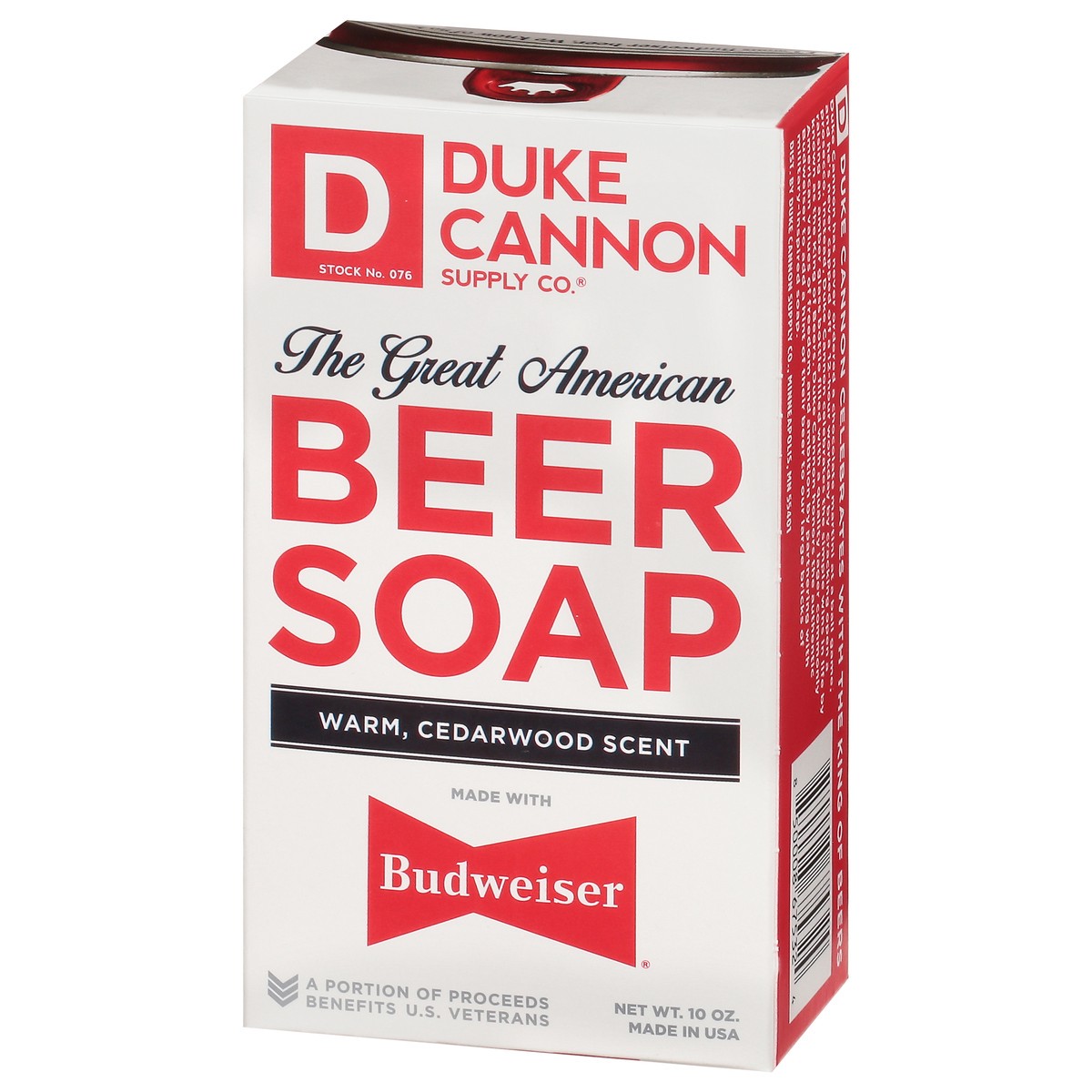 slide 3 of 9, Duke Cannon Warm Cedarwood Scent Beer Soap 10 oz, 10 oz