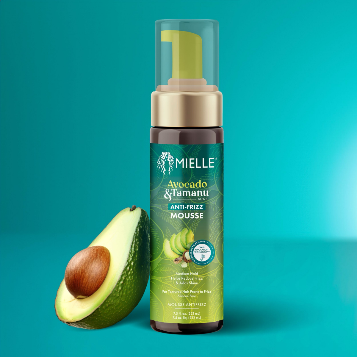 slide 2 of 8, Mielle Avoc/Tamanu Mousse 7.5Oz, 7.5 oz