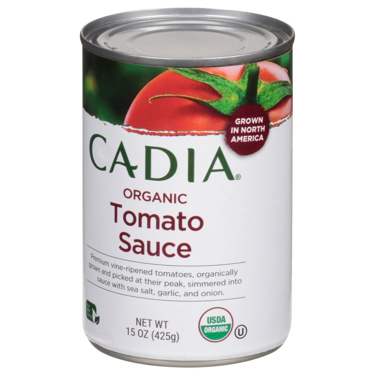 slide 8 of 13, Cadia Tomato Sauce Org, 15 oz