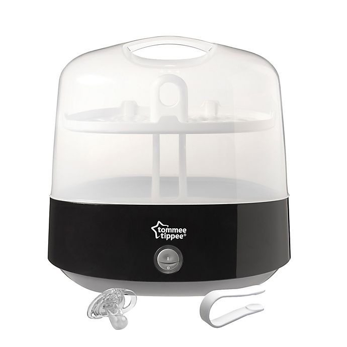 slide 1 of 7, Tommee Tippee Electric Steam Bottle Sterilizer - Black, 1 ct