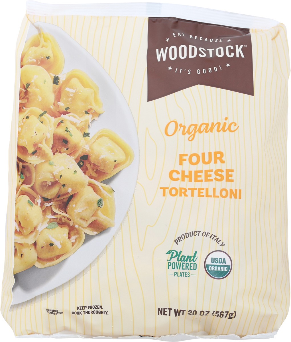 slide 13 of 13, Woodstock Organic Four Cheese Tortelloni 20 oz, 20 oz