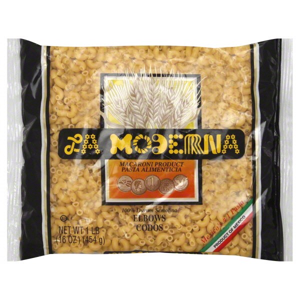 slide 1 of 1, La Moderna Elbow Pasta, 16 oz