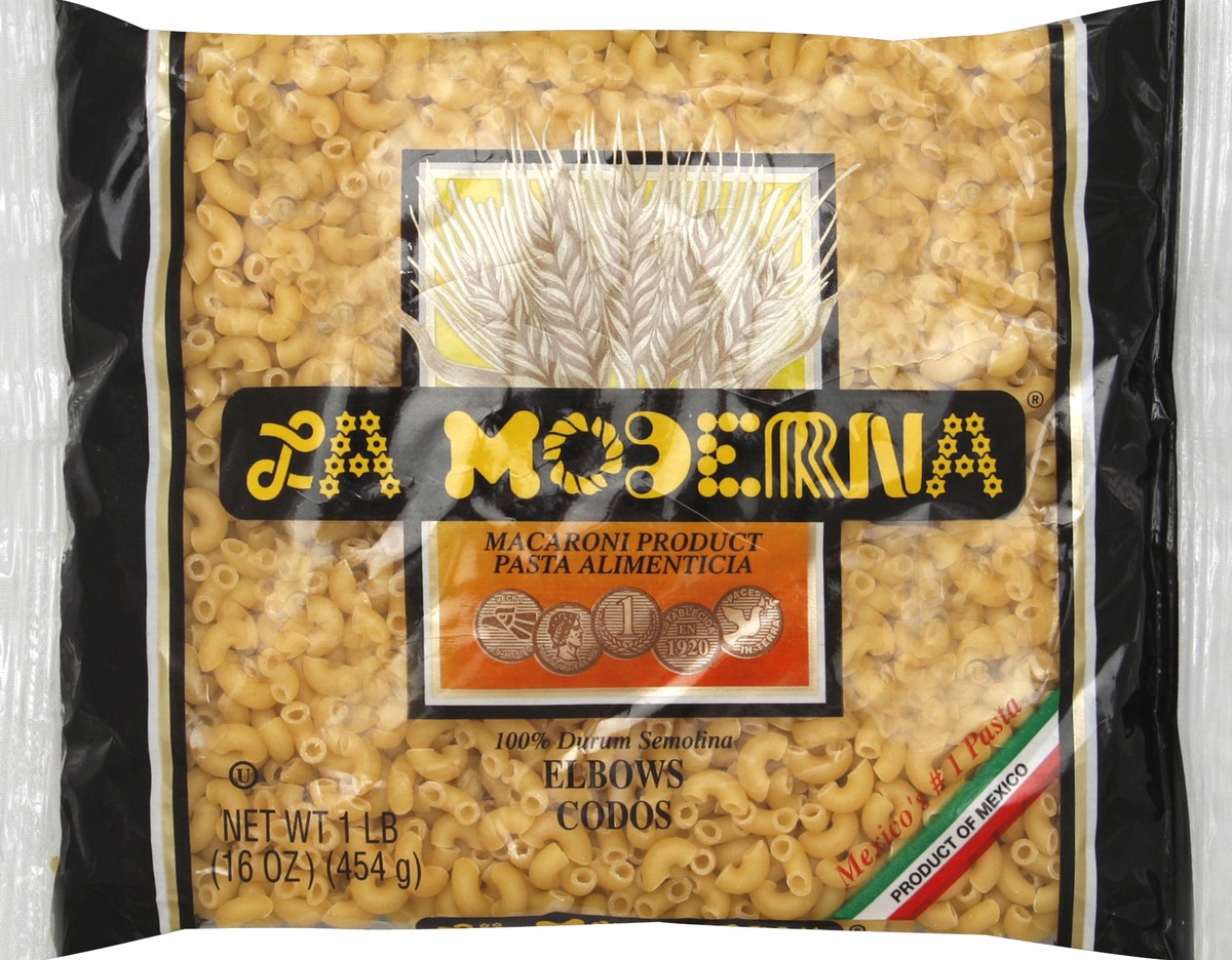 slide 1 of 1, La Moderna Elbow Pasta, 16 oz