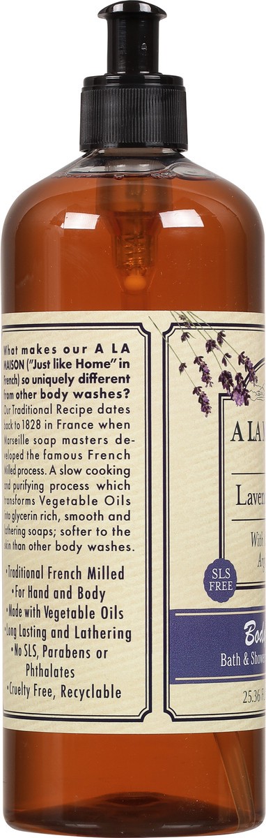 slide 12 of 12, A la Maison de Provence Lavender Aloe Body Wash 25.36 fl oz, 1 ct