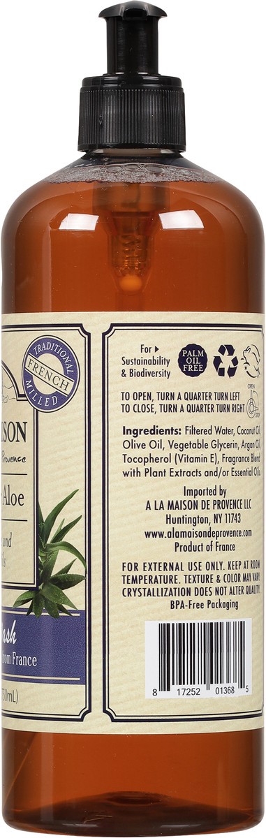 slide 11 of 12, A la Maison de Provence Lavender Aloe Body Wash 25.36 fl oz, 1 ct