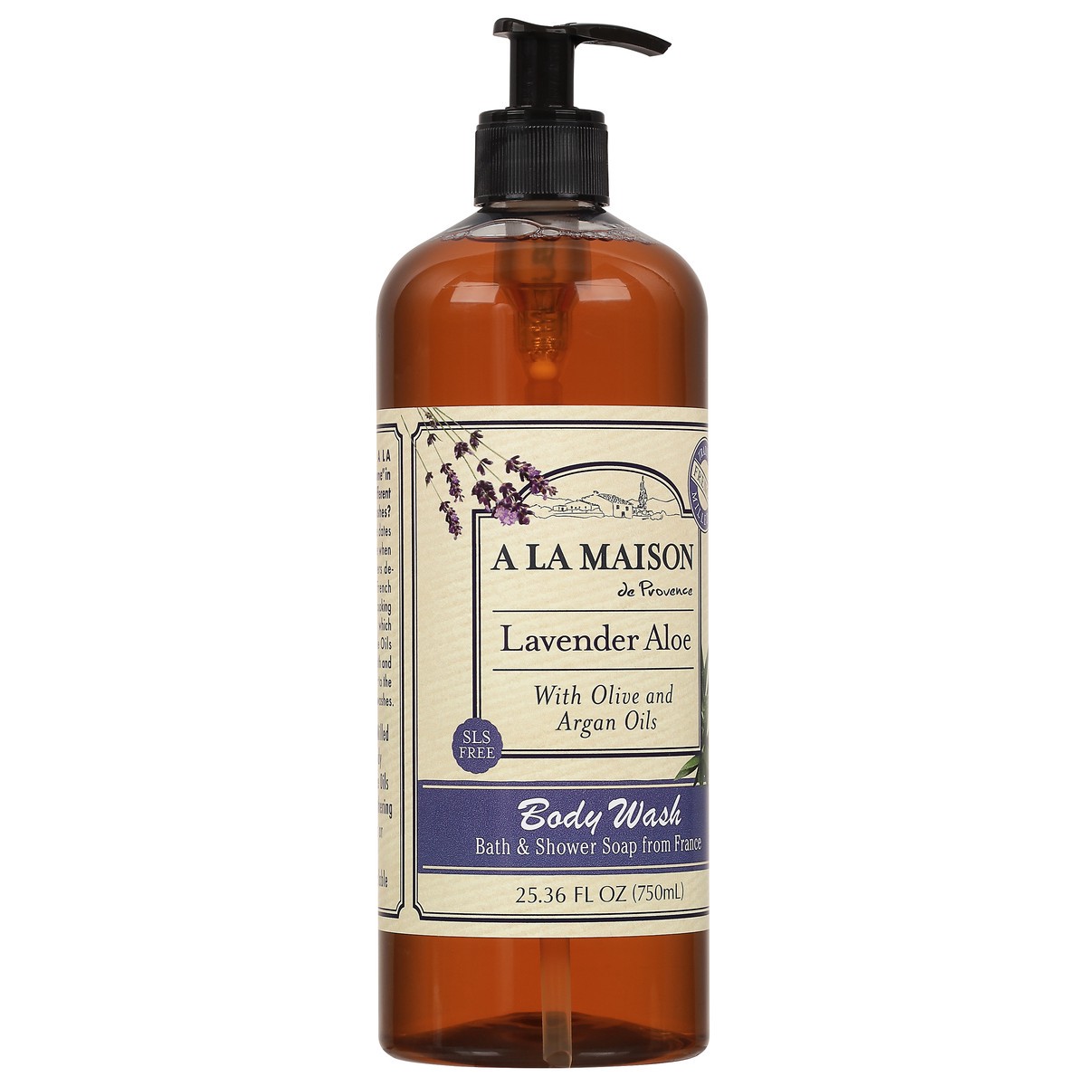slide 10 of 12, A la Maison de Provence Lavender Aloe Body Wash 25.36 fl oz, 1 ct