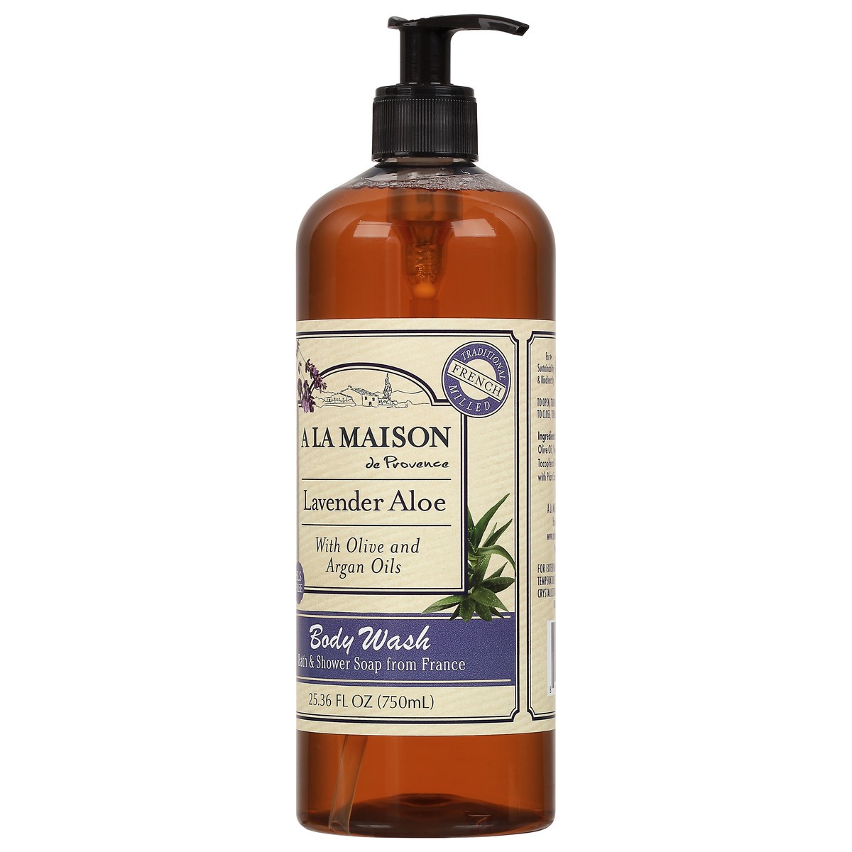 slide 6 of 12, A la Maison de Provence Lavender Aloe Body Wash 25.36 fl oz, 1 ct