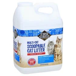 First Street Multi Cat Scoopable Litter Frsh Scent