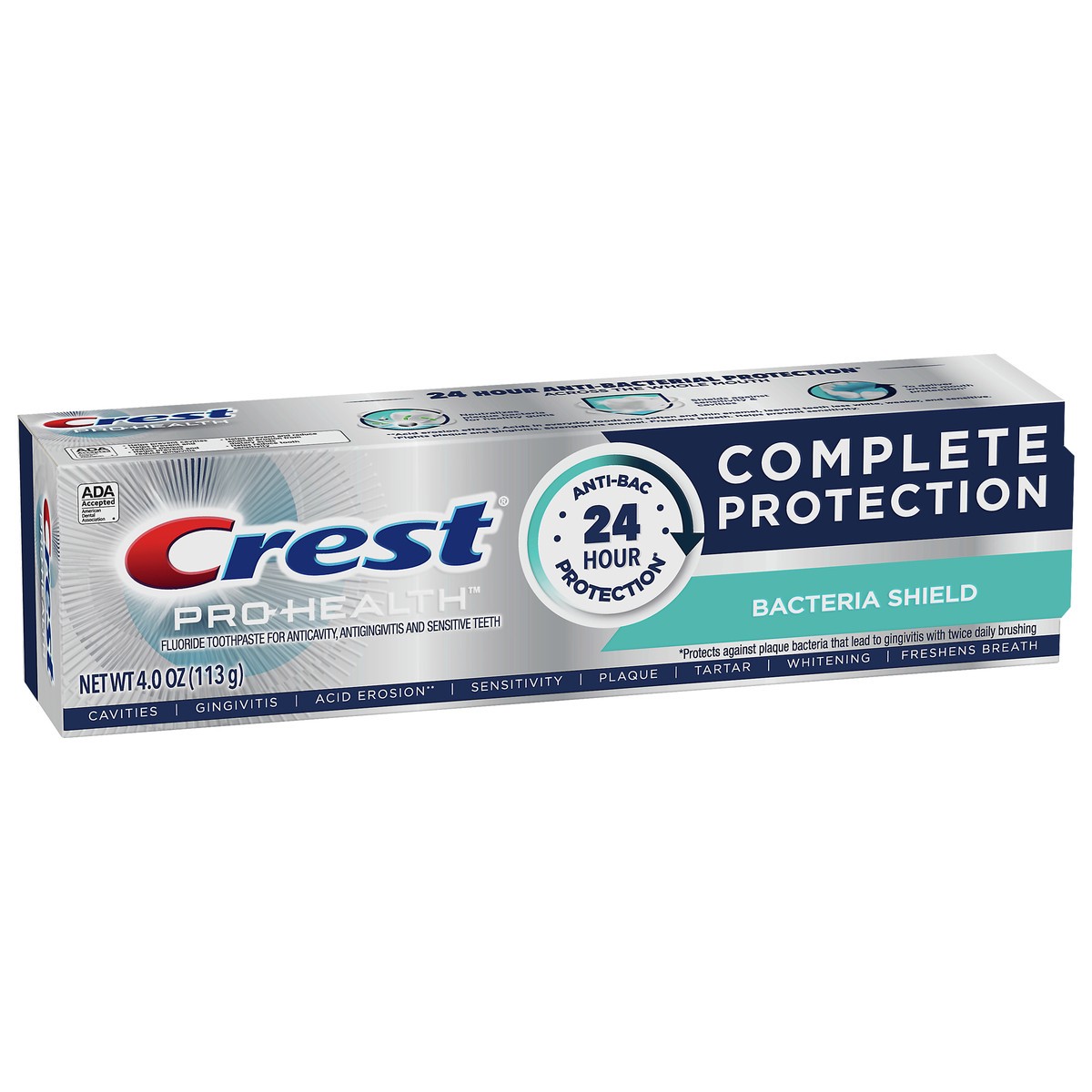 slide 2 of 5, Crest Pro Health Complete Protection Bacteria Shield, 4 oz