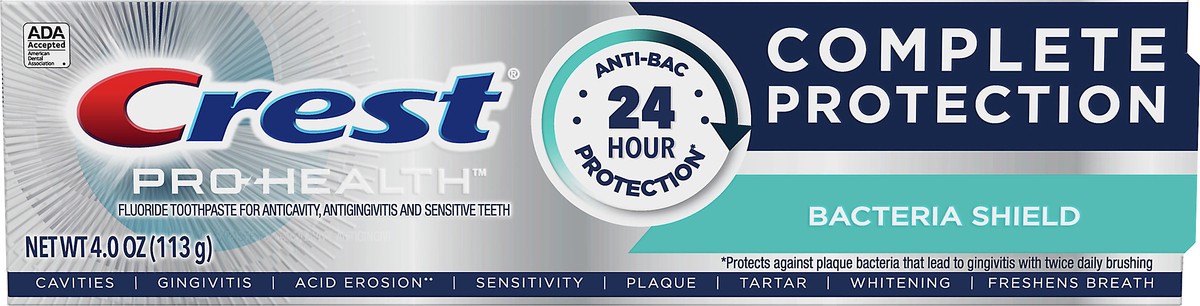 slide 5 of 5, Crest Pro Health Complete Protection Bacteria Shield, 4 oz