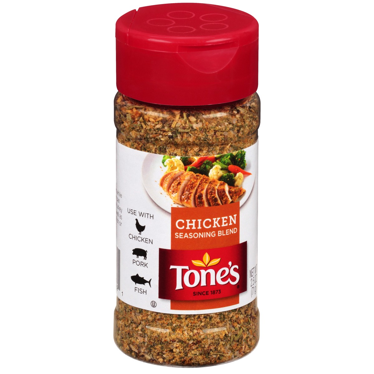 slide 7 of 8, Tone's Chicken Seasoning Blend, 2.5 oz, 2.5 oz