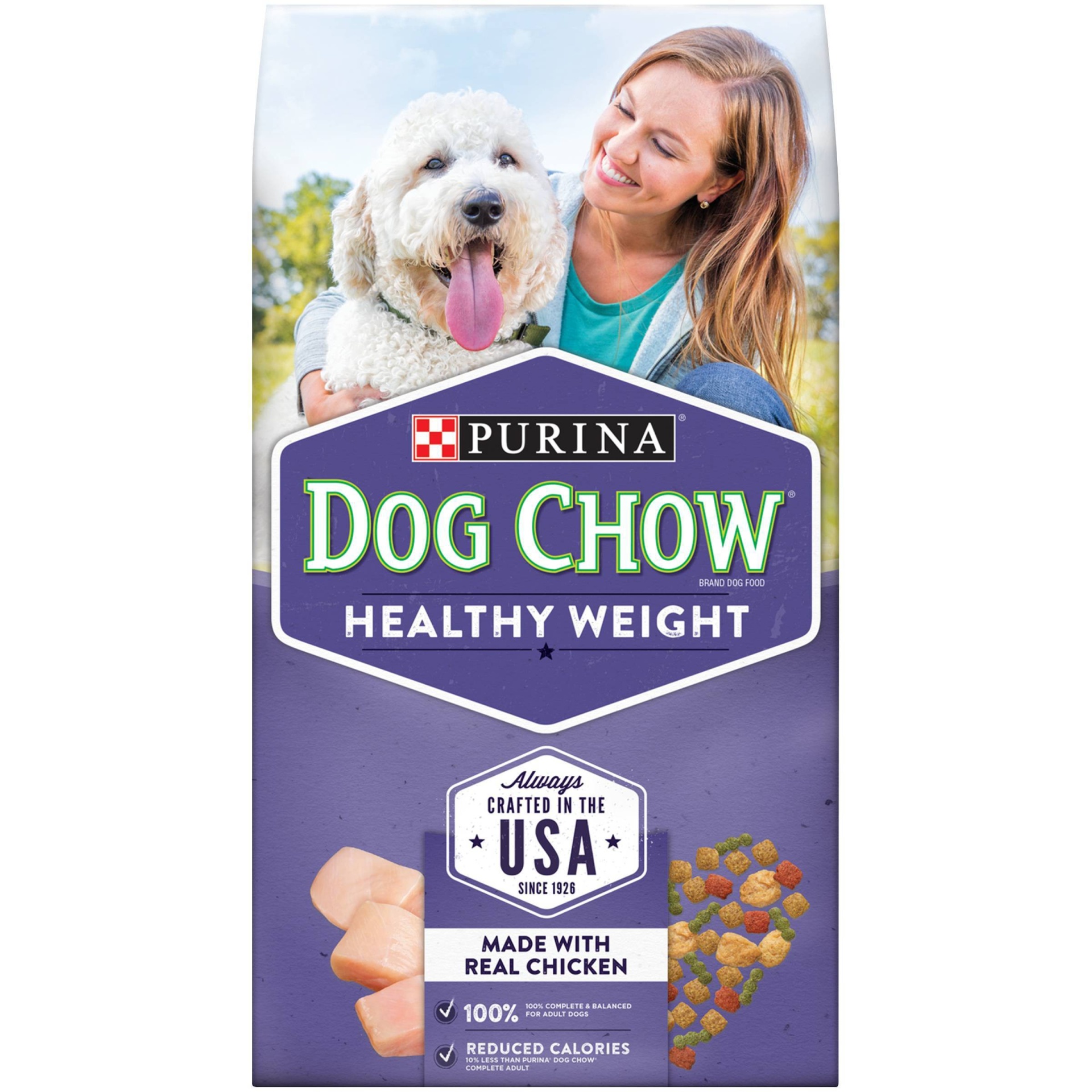 slide 1 of 4, Dog Chow Purina Dog Chow Healthy Weight Dog Food, 16.5 lb