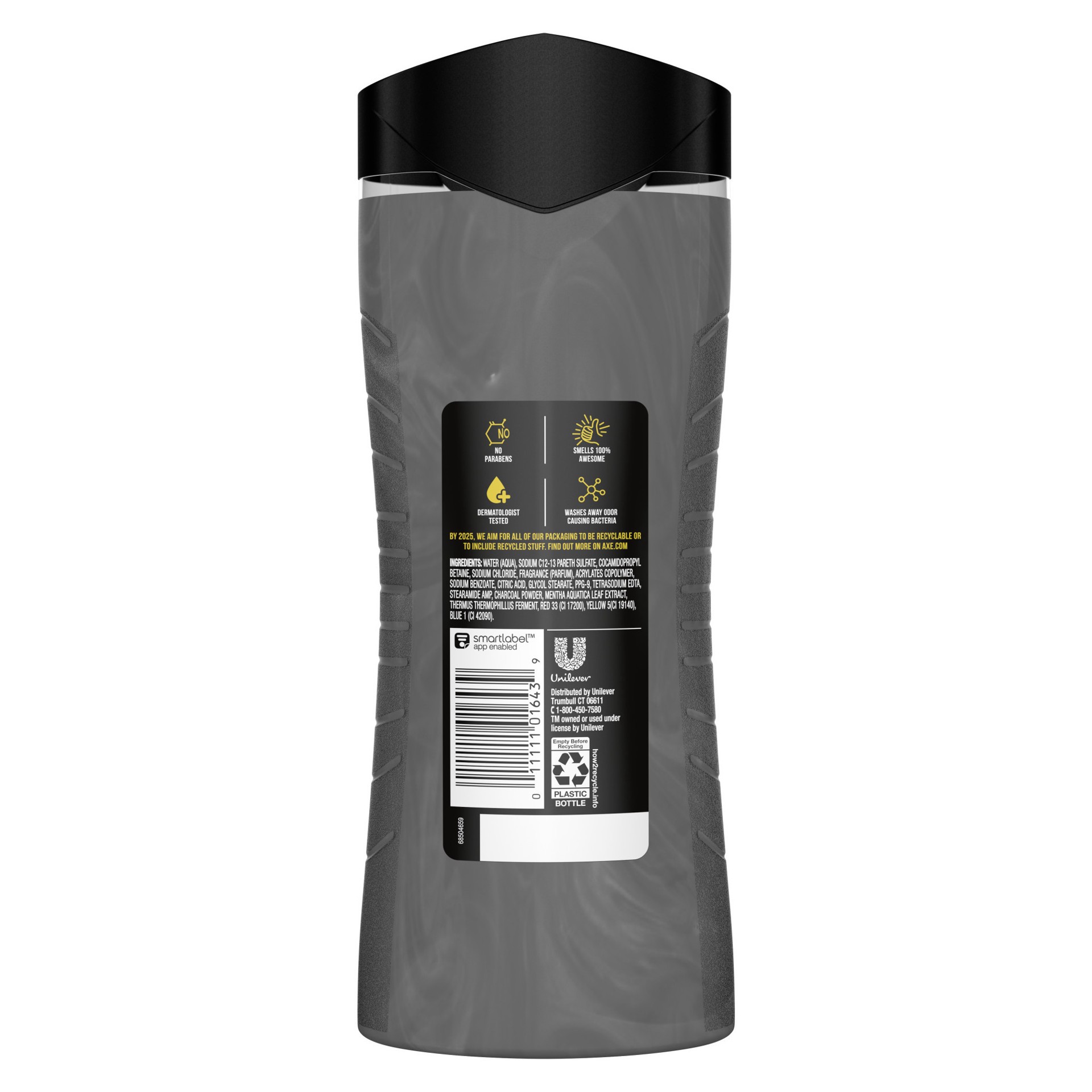 slide 3 of 5, Axe Charcoal Body Wash Charcoal, 16 fl oz