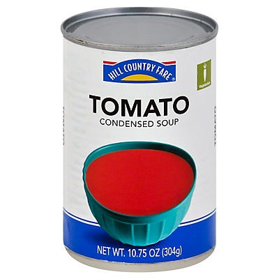 slide 1 of 1, Hill Country Fare Condensed Tomato Soup, 10.75 oz