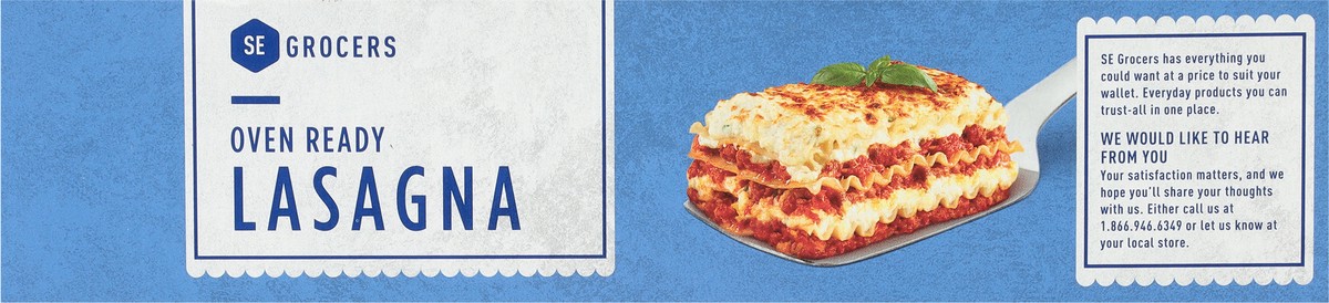 slide 2 of 9, Se Grocers Oven Ready Lasagna, 12 oz