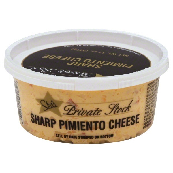 slide 1 of 1, Stars Pimiento Cheese Sharp - 12 oz, 12 oz