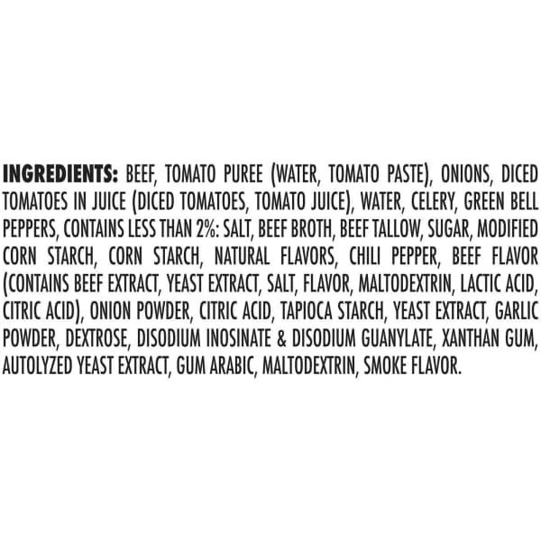 slide 11 of 13, Wendy's Chili No Beans, 33g Protein Per Serving, Canned Chili, 15 oz. Can, 15 oz