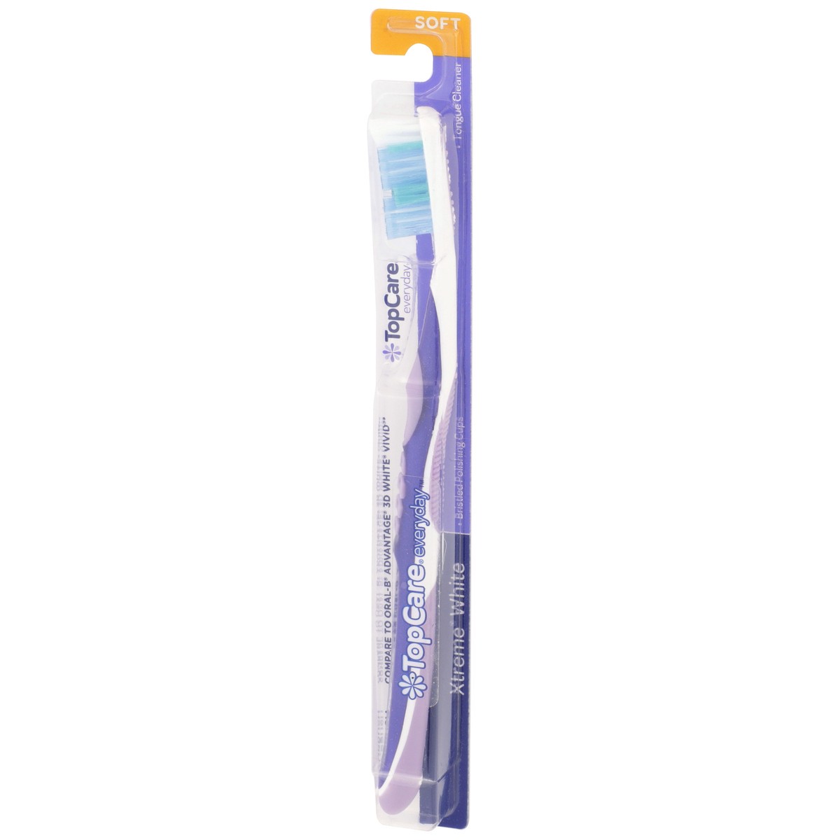 slide 3 of 8, TopCare Toothbrush, Soft, Xtreme White, 1 oz