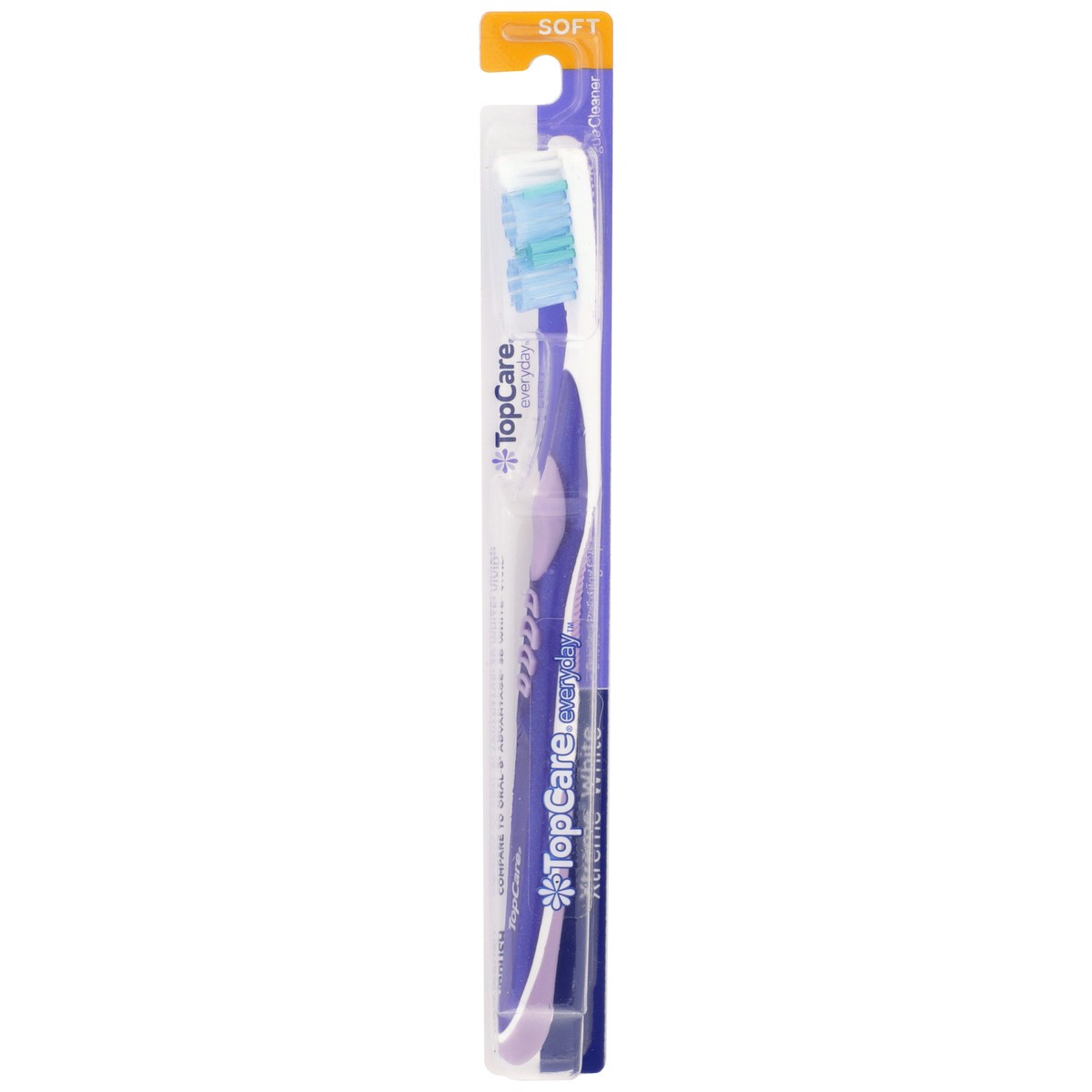 slide 1 of 8, TopCare Toothbrush, Soft, Xtreme White, 1 oz