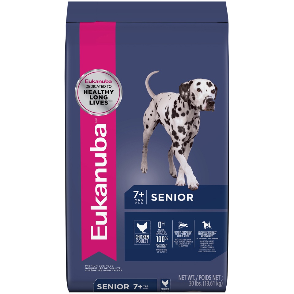 slide 1 of 1, Eukanuba Senior Dog Food, 30 lb