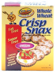 Shibolim Crackers - Crisp Whole Wheat Onion - 6 oz
