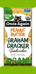 Once Again Graham Crackers Peanut Butter Sandwiches 1.59 oz