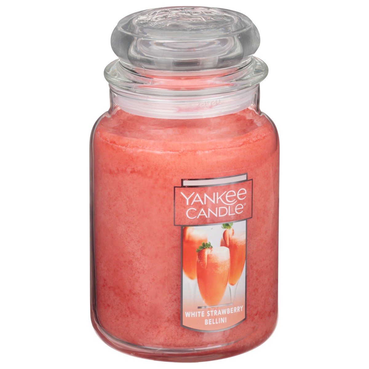 slide 2 of 9, Yankee Candle White Strawberry Bellini Candle 1 ea, 1 ct