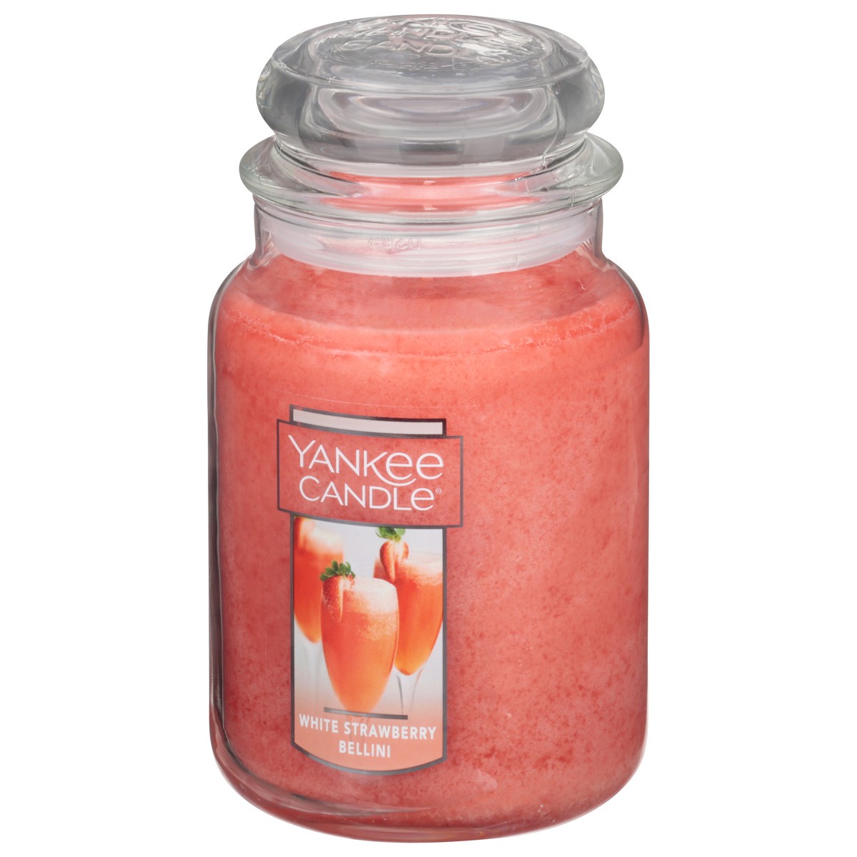 slide 3 of 9, Yankee Candle White Strawberry Bellini Candle 1 ea, 1 ct
