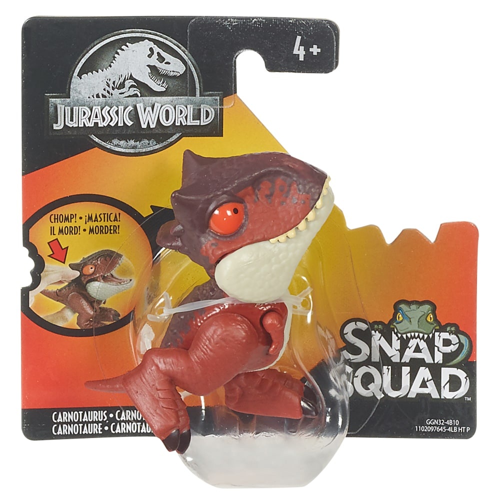 slide 1 of 1, Mattel Jurassic World Snap Squad Carnotaurus Dinosaur Toy, 1 ct