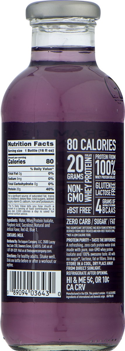 slide 9 of 10, ISOPURE Protein Drink 16 oz, 16 oz