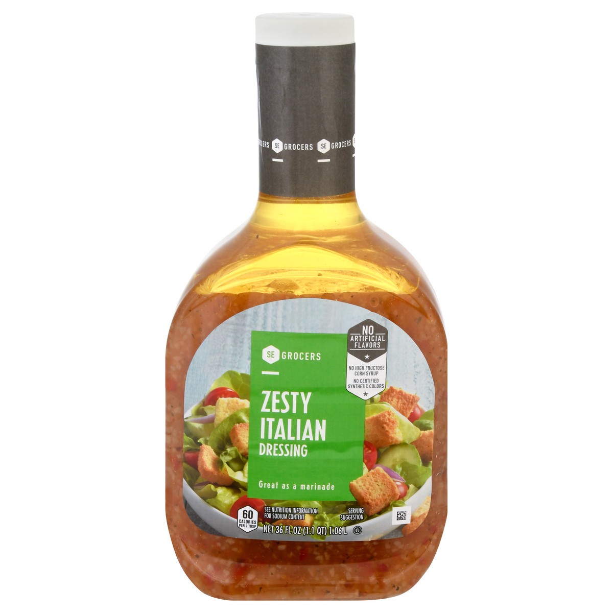 slide 10 of 13, Se Grocers Sd Drsng Zesty Italian, 36 oz