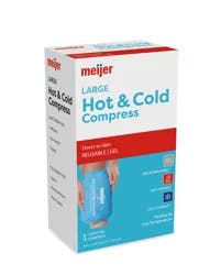 Meijer Large Hot & Cold Gel Compress, 8 In X 12 In