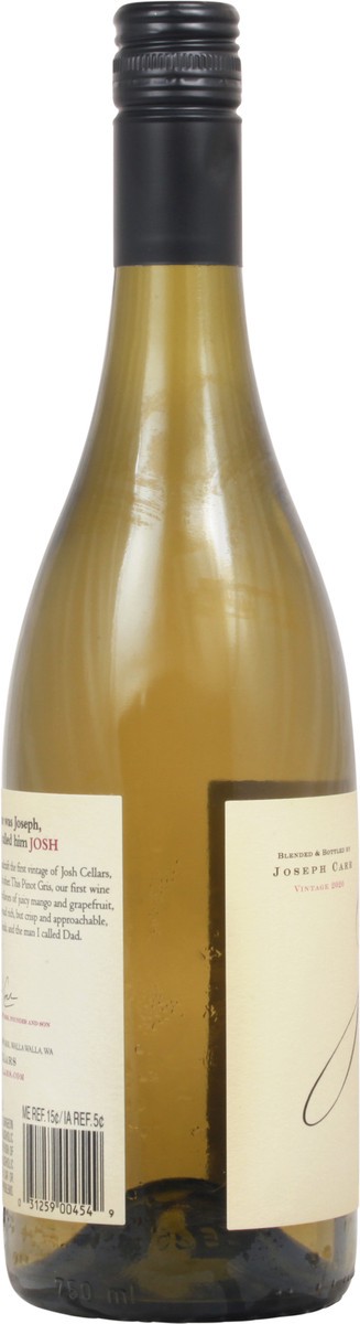 slide 9 of 9, Josh Cellars Columbia Valley Pinot Gris 750 ml, 750 ml