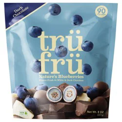 Tru Fru Frozen Blueberries in Dark & White Chocolate, 8oz