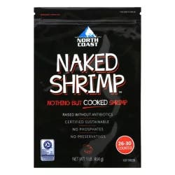North Coast Naked Shrimp 26/30 Ct
