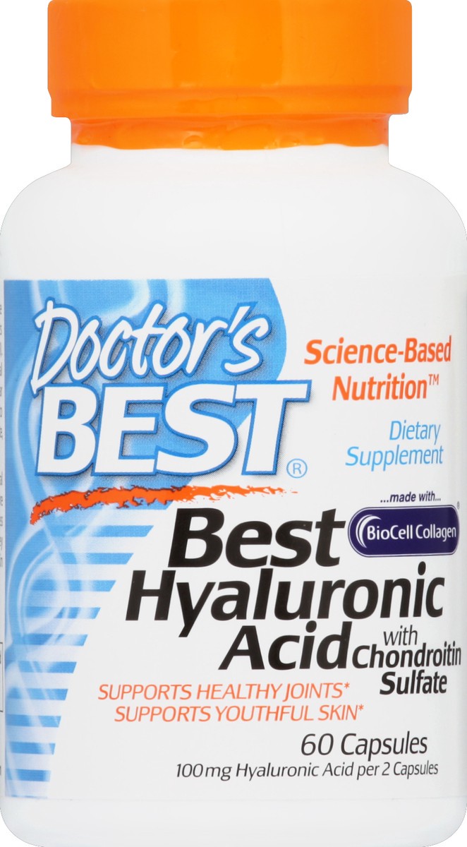 Doctor's Best Hyaluronic Acid With Chondroitin Sulfate Capsules 60 ct