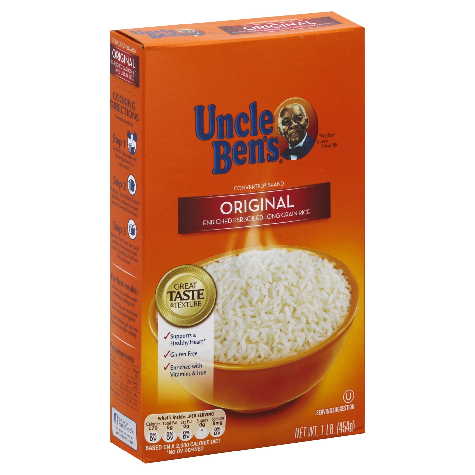 slide 1 of 1, Ben's Original Rice - Enriched Parboiled Long Grain Original, 16 oz