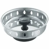 Plumbcraft Strainer Basket With Post - Silver