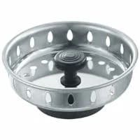 Plumbcraft Strainer Basket With Post - Silver