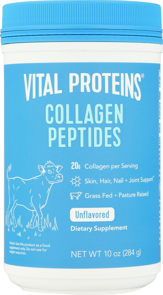 slide 6 of 9, Vital Proteins Collagen Peptides Unflavored Powder - 10oz, 10 oz