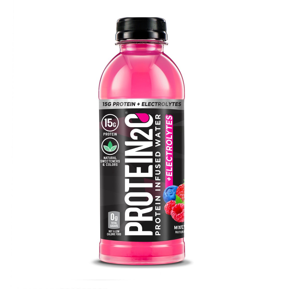 slide 1 of 5, Protein Protein Infused Water +Electrolytes Mixed Berry - 16.9 oz, 16.9 oz