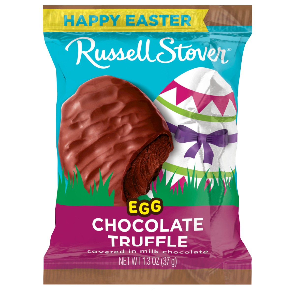 slide 8 of 13, RUSSELL STOVER Easter Chocolate Truffle Milk Chocolate Easter Egg, 1.3 oz., 1.3 oz