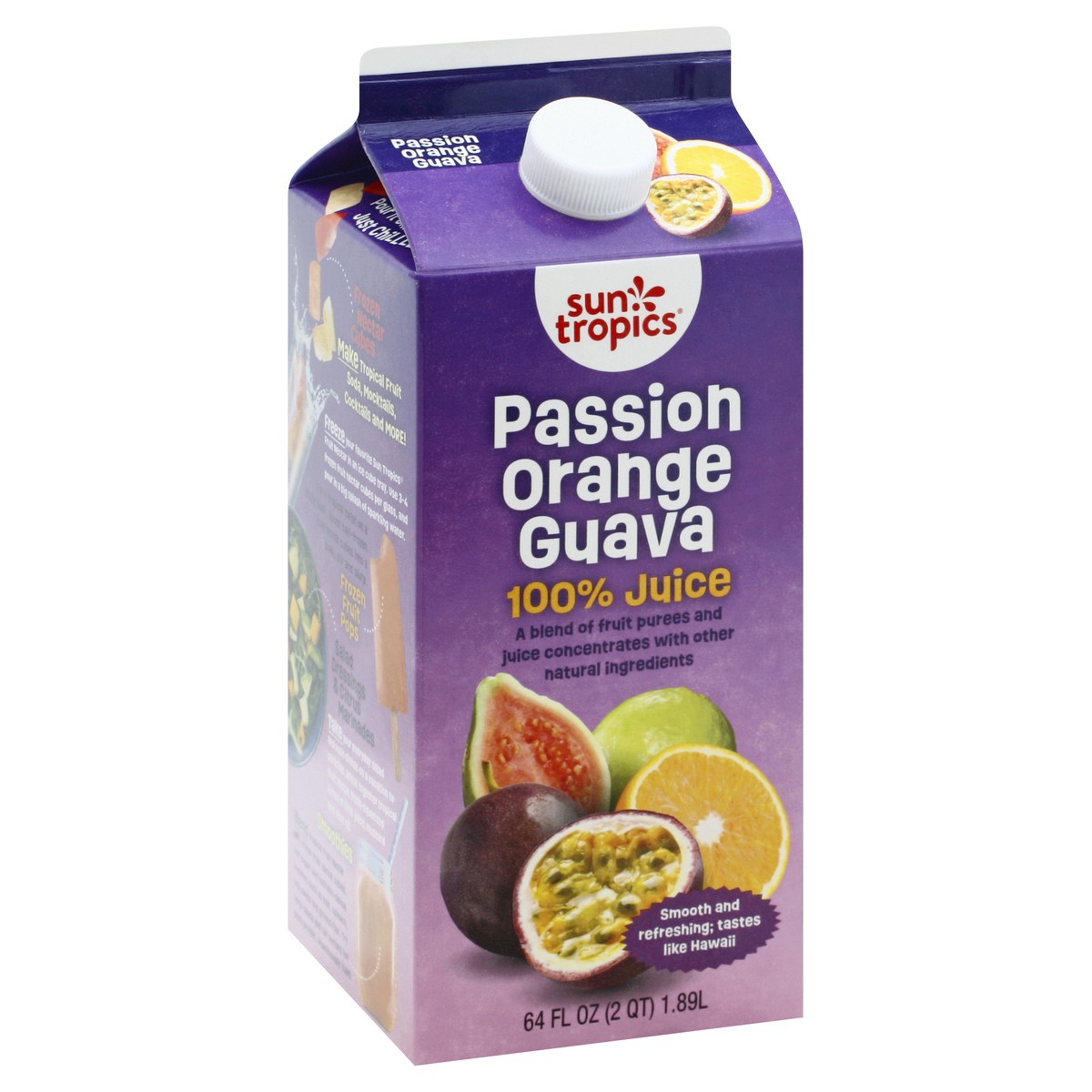 slide 2 of 9, Sun Tropics Passion Orange Guava 100% Juice 64 oz, 