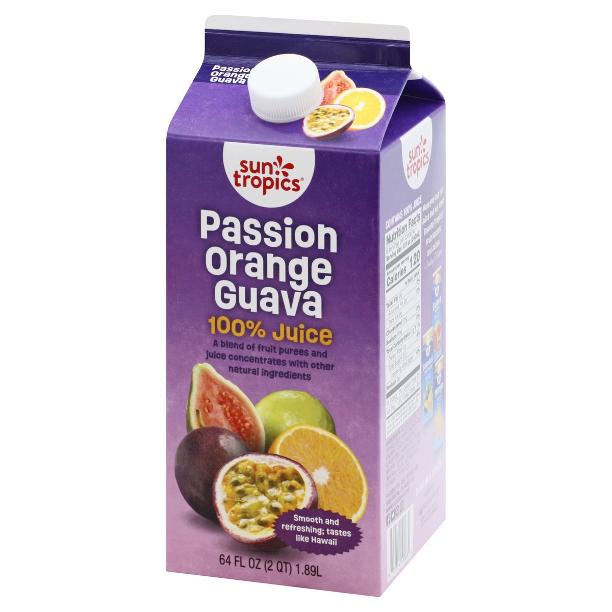 slide 3 of 9, Sun Tropics Passion Orange Guava 100% Juice 64 oz, 