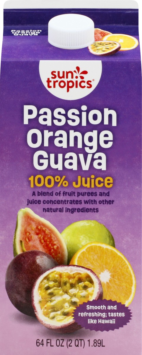 slide 6 of 9, Sun Tropics Passion Orange Guava 100% Juice 64 oz, 