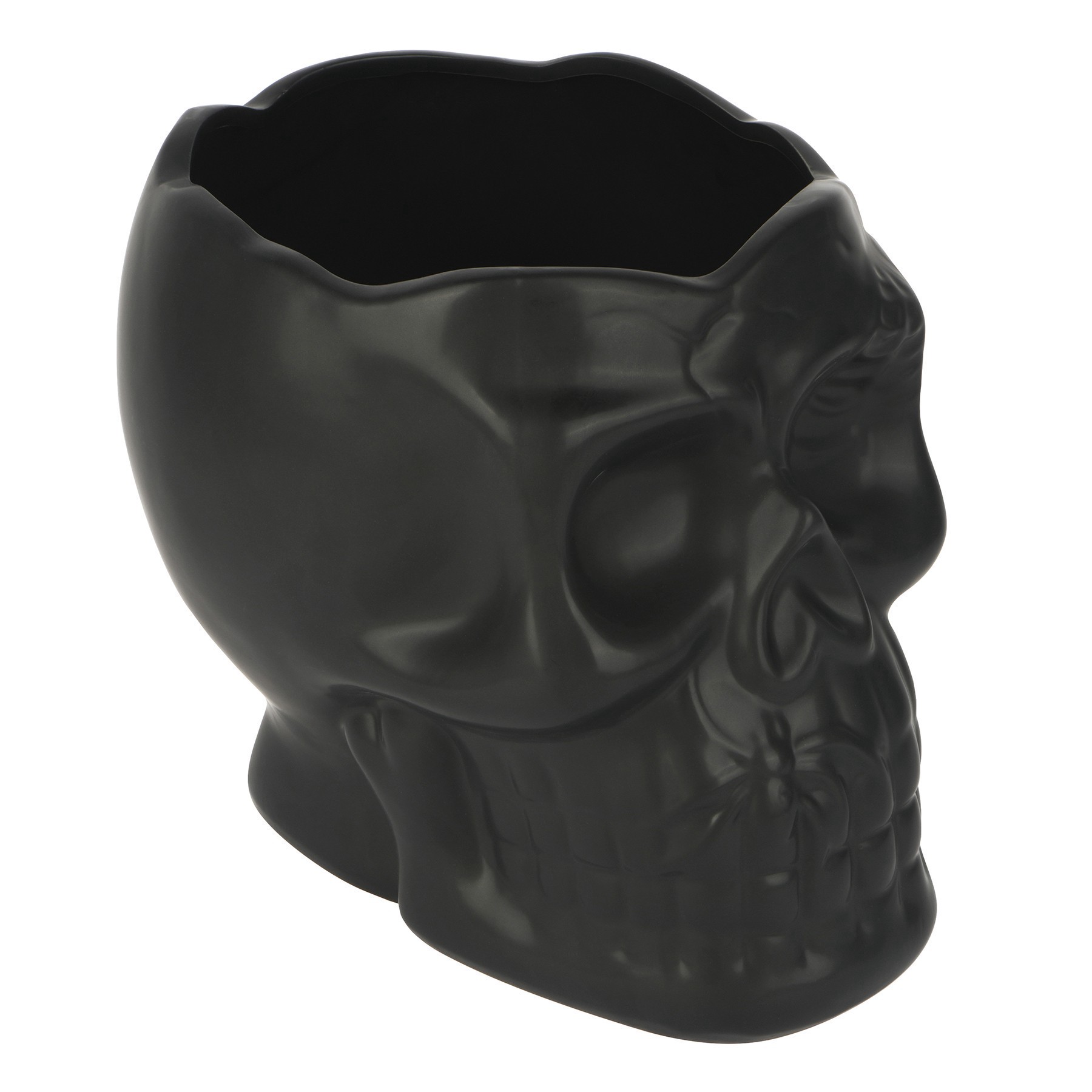 slide 2 of 2, 8" Skull Ceramic Decorative Container By Ashland, 7.6 in x 9.6 in x 8 in