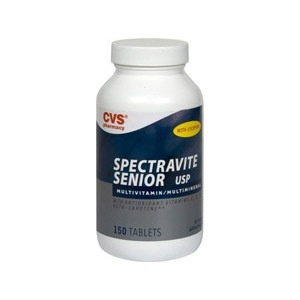 slide 1 of 1, CVS Pharmacy Spectravite Senior Usp Tablets, 150 ct